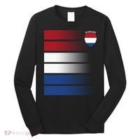Nederland Flag Sport Logo Long Sleeve Shirt thumb 0