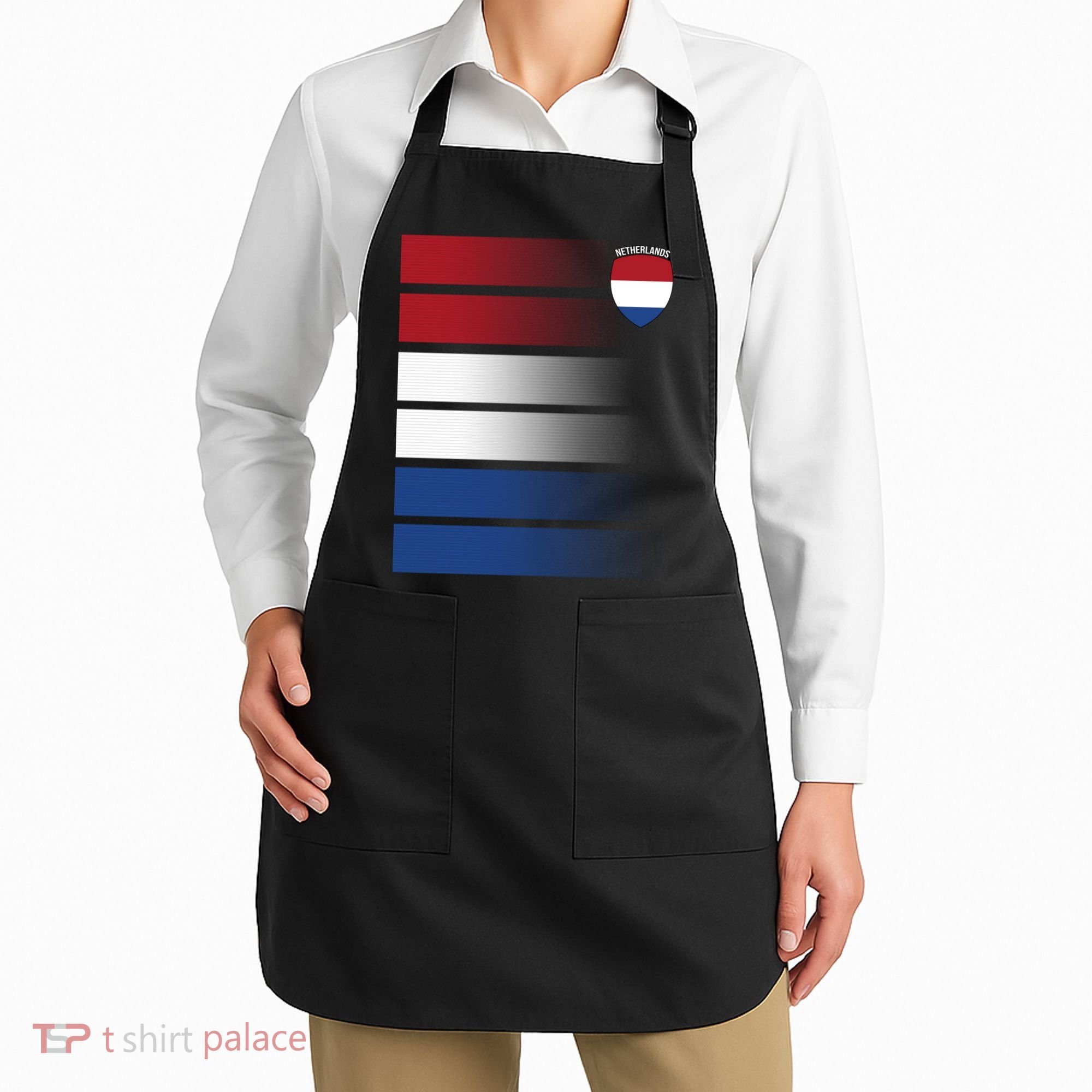 Nederland Flag Sport Logo Apron