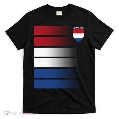 Nederland Flag Sport Logo T-Shirt
