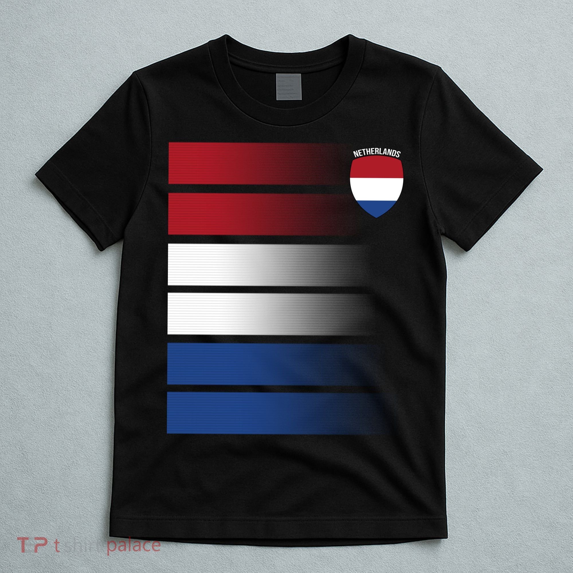 Nederland Flag Sport Logo T-Shirt