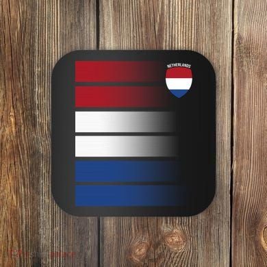 Nederland Flag Sport Logo Coaster