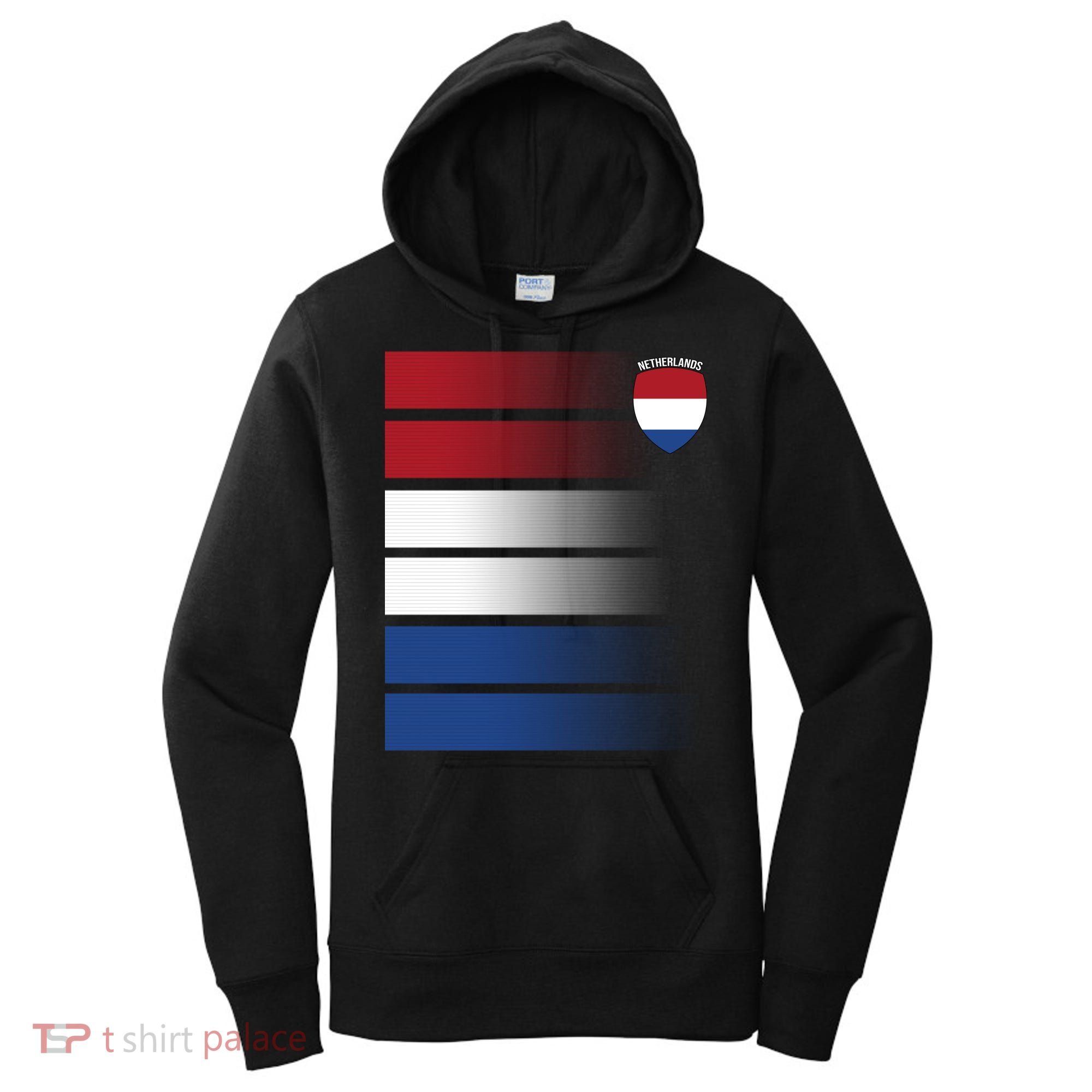 Nederland Flag Sport Logo Women's Hoodie
