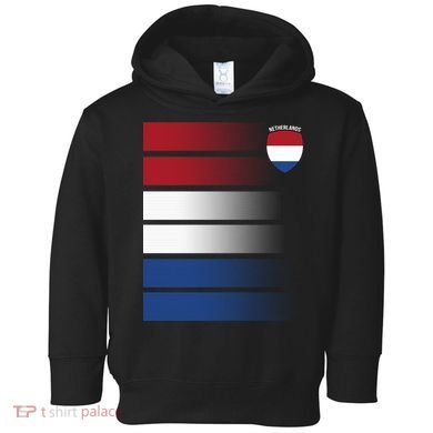 Nederland Flag Sport Logo Toddler Hoodie