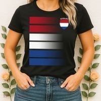 Nederland Flag Sport Logo Women's T-Shirt thumb 2