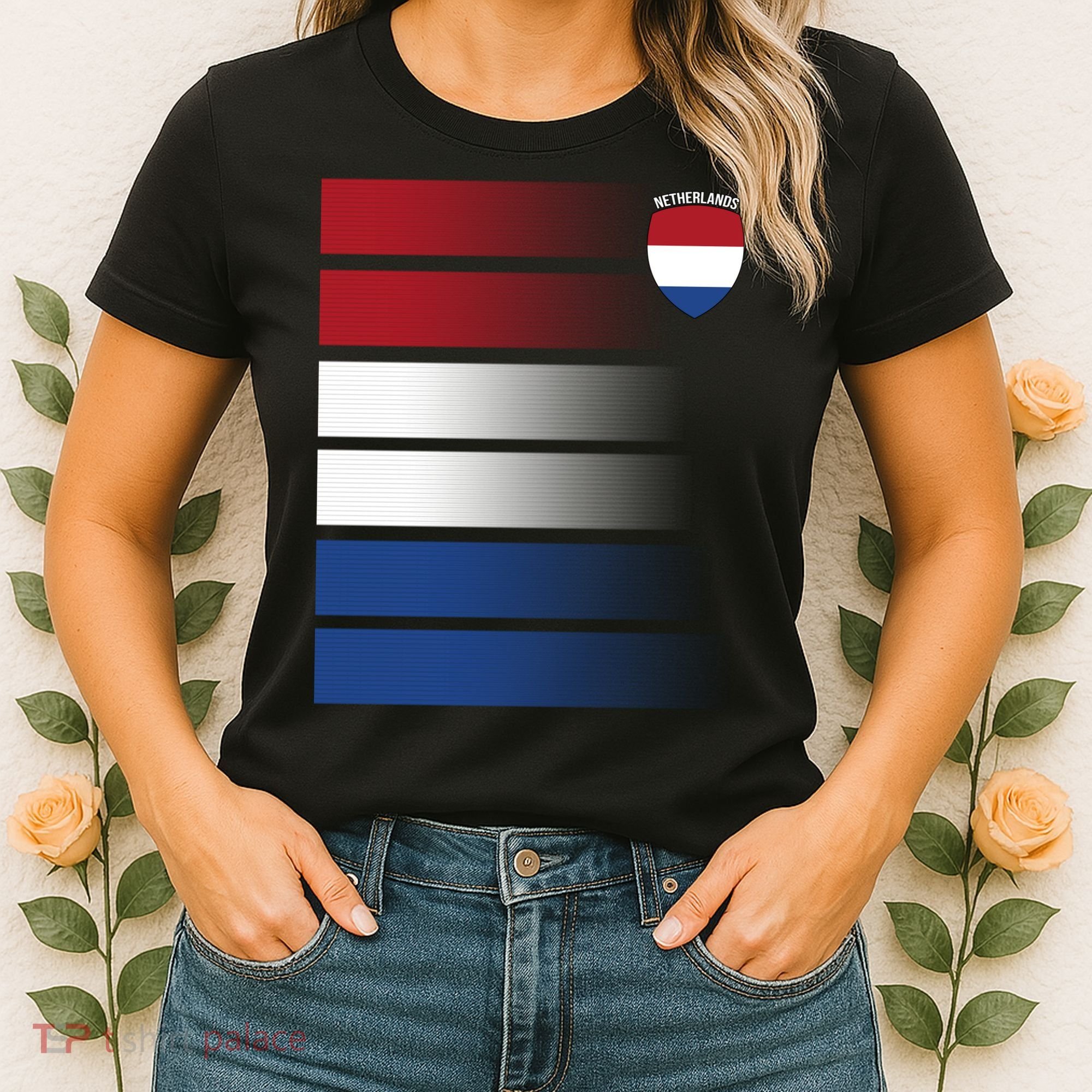 Nederland Flag Sport Logo Women's T-Shirt