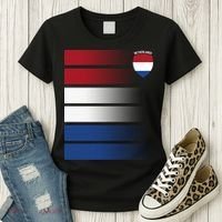 Nederland Flag Sport Logo Women's T-Shirt thumb 3