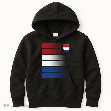 Nederland Flag Sport Logo Kids Hoodie