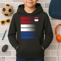 Nederland Flag Sport Logo Kids Hoodie thumb 2
