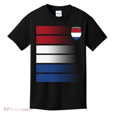 Nederland Flag Sport Logo Kids T-Shirt