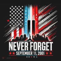 Never Forget September 11 2001 Memorial Day American Flag Women's Hoodie thumb 2