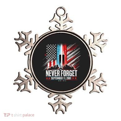 Never Forget September 11 2001 Memorial Day American Flag Ornament