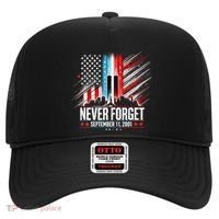 Never Forget September 11 2001 Memorial Day American Flag Hat thumb 0