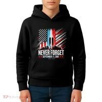 Never Forget September 11 2001 Memorial Day American Flag Kids Hoodie thumb 4