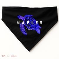 Naples Florida Sea Turtle Scuba Dive Retro Vacation Beach USA-Made Doggie Bandana thumb 0