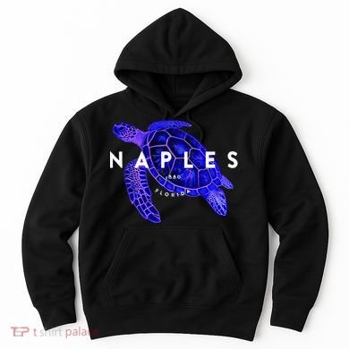 Naples Florida Sea Turtle Scuba Dive Retro Vacation Beach Hoodie