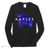 Naples Florida Sea Turtle Scuba Dive Retro Vacation Beach Long Sleeve Shirt thumb 0