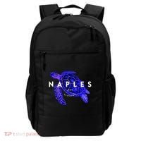 Naples Florida Sea Turtle Scuba Dive Retro Vacation Beach Backpack thumb 0