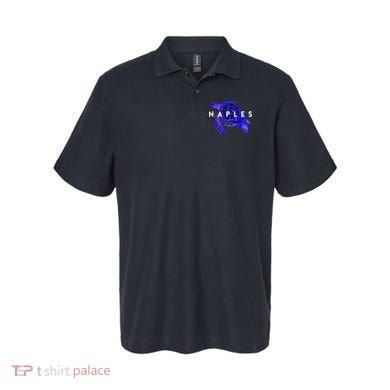 Naples Florida Sea Turtle Scuba Dive Retro Vacation Beach Polo