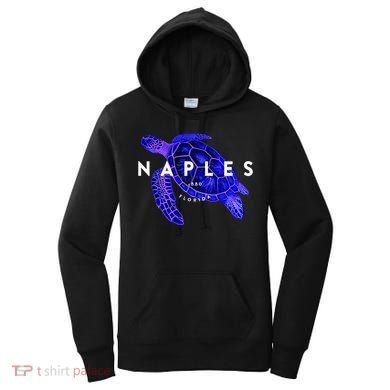 Naples Florida Sea Turtle Scuba Dive Retro Vacation Beach Women's Hoodie