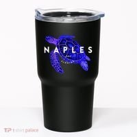 Naples Florida Sea Turtle Scuba Dive Retro Vacation Beach Tumbler thumb 0
