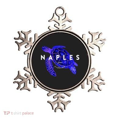 Naples Florida Sea Turtle Scuba Dive Retro Vacation Beach Ornament