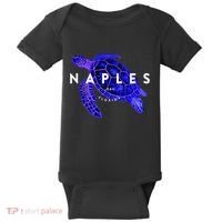 Naples Florida Sea Turtle Scuba Dive Retro Vacation Beach Baby Bodysuit thumb 0