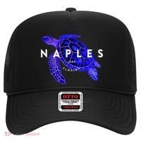 Naples Florida Sea Turtle Scuba Dive Retro Vacation Beach Hat thumb 0