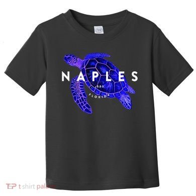 Naples Florida Sea Turtle Scuba Dive Retro Vacation Beach Toddler T-Shirt