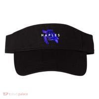 Naples Florida Sea Turtle Scuba Dive Retro Vacation Beach Visor thumb 0