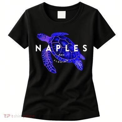 Naples Florida Sea Turtle Scuba Dive Retro Vacation Beach Women's T-Shirt