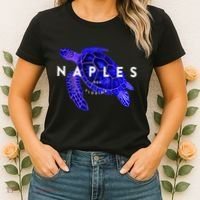 Naples Florida Sea Turtle Scuba Dive Retro Vacation Beach Women's T-Shirt thumb 2