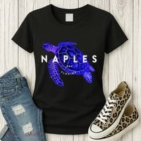 Naples Florida Sea Turtle Scuba Dive Retro Vacation Beach Women's T-Shirt thumb 3