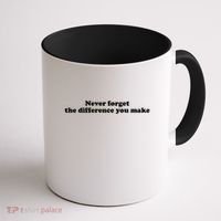 Never Forget The Difference You Make Mental Health Coffee Mug thumb 1