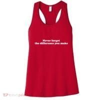 Never Forget The Difference You Make Mental Health Women's Tank Top thumb 0