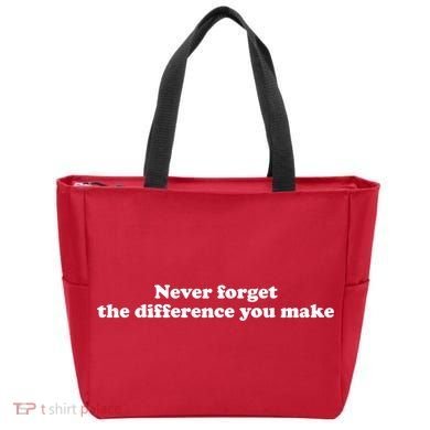 Never Forget The Difference You Make Mental Health Tote Bag
