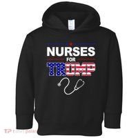 Nurses For Trump Political Election Toddler Hoodie thumb 0