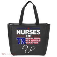Nurses For Trump Political Election Tote Bag thumb 0