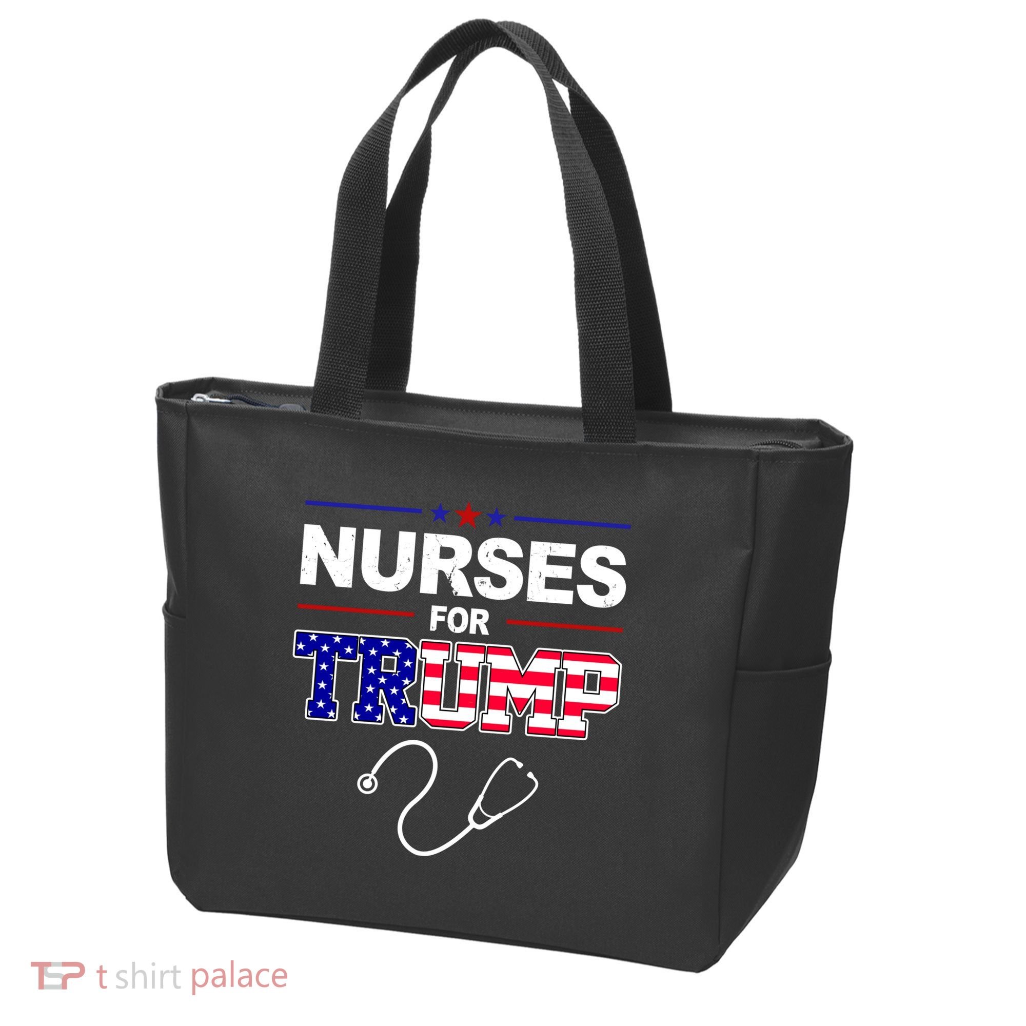Nurses For Trump Political Election Tote Bag