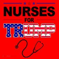 Nurses For Trump Political Election Santa Hat thumb 1