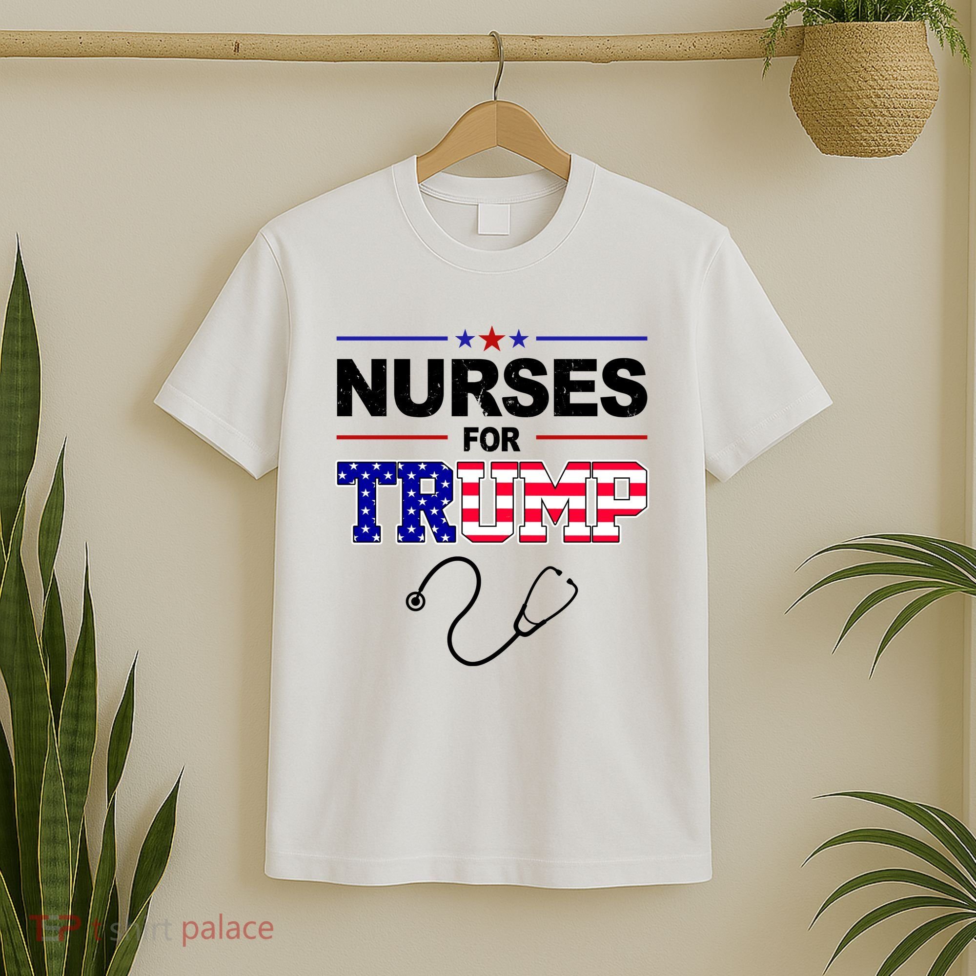 Nurses For Trump Political Election T-Shirt