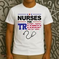 Nurses For Trump Political Election T-Shirt thumb 3