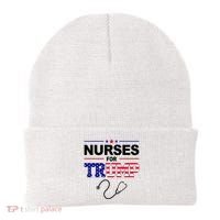 Nurses For Trump Political Election Beanie thumb 0