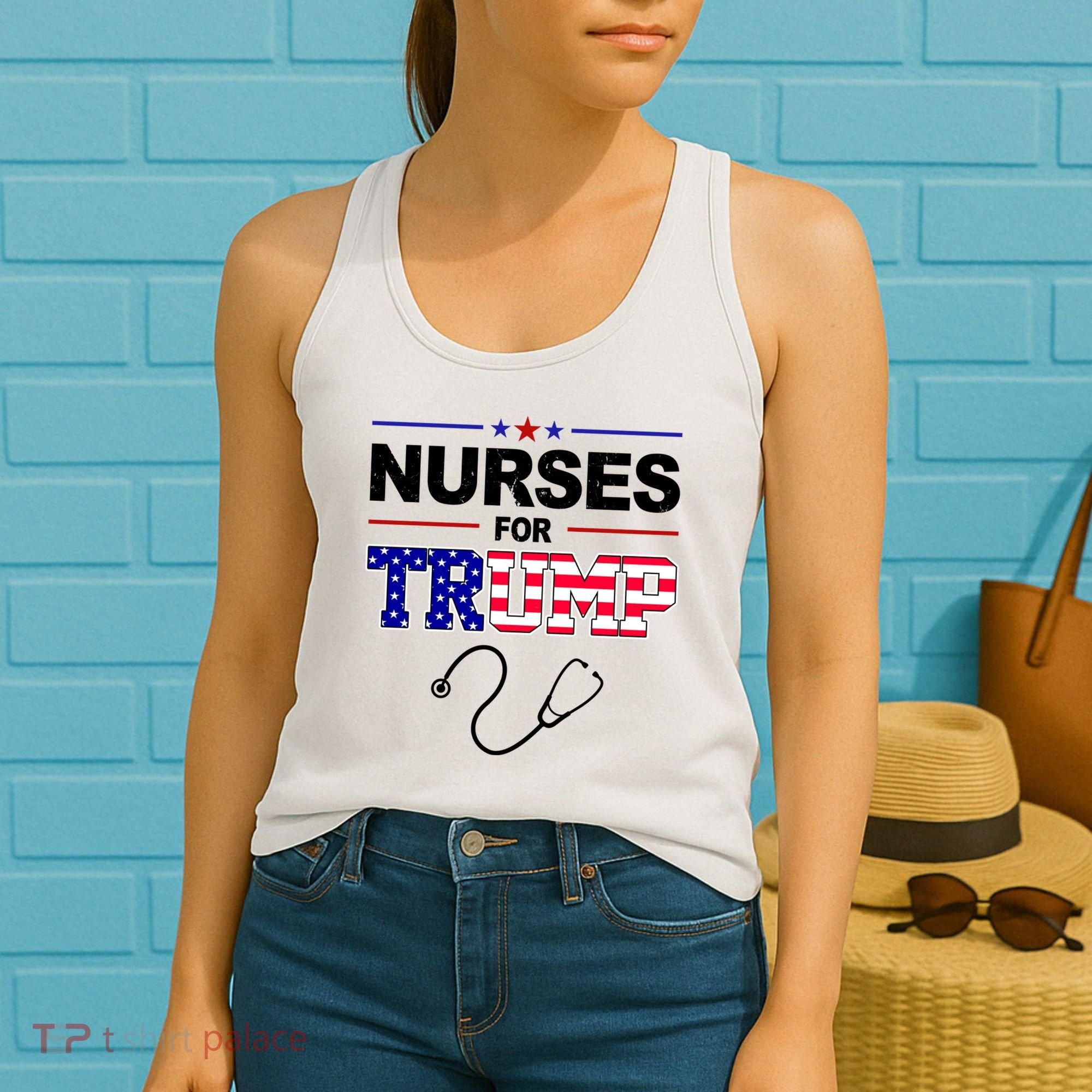 Nurses For Trump Political Election Women's Tank Top