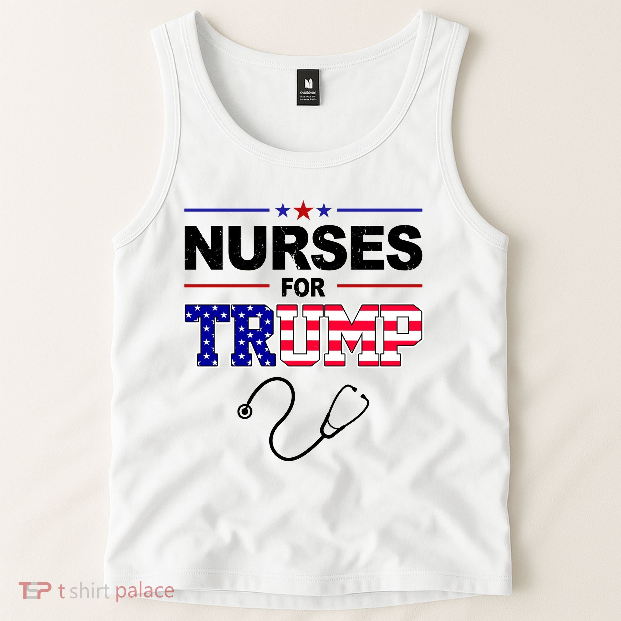 Nurses For Trump Political Election Tank Top