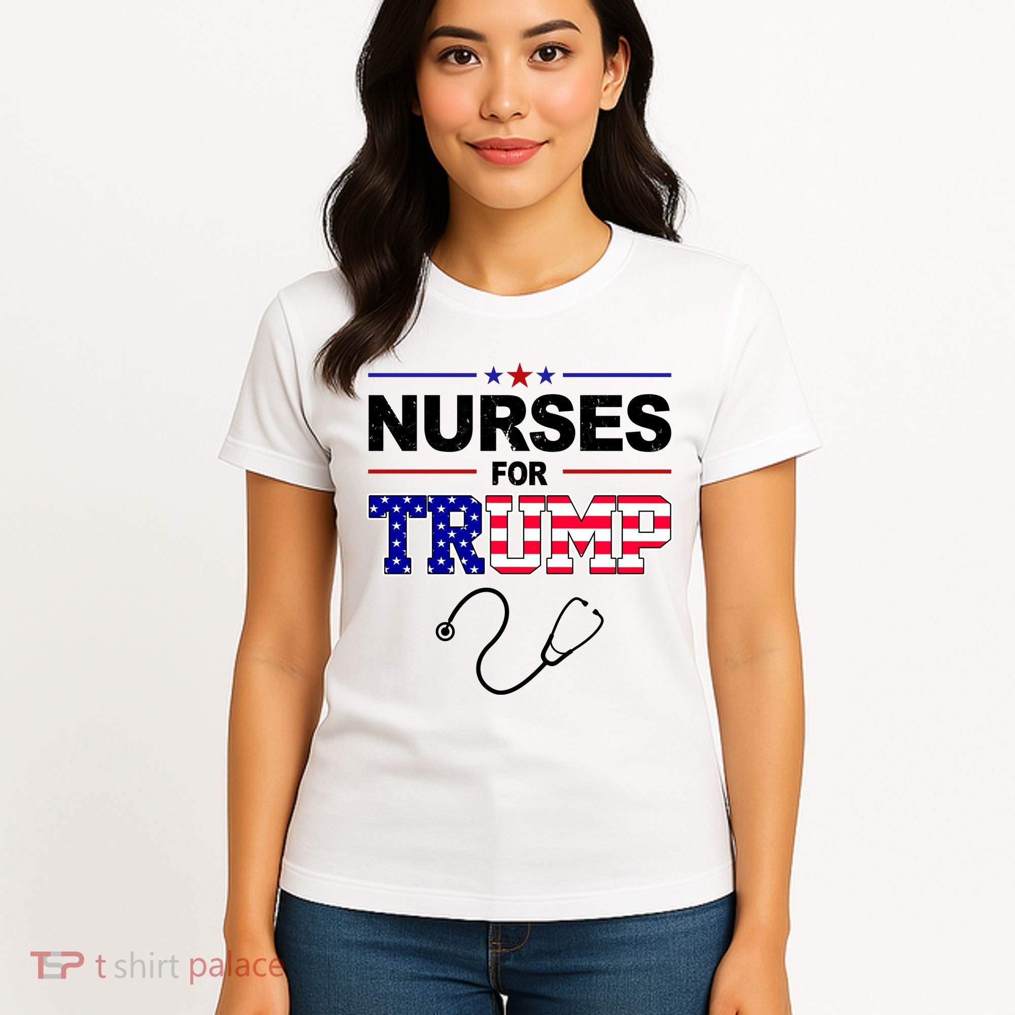 Nurses For Trump Political Election Women's T-Shirt