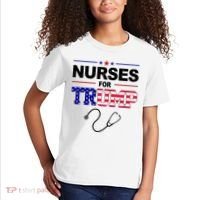 Nurses For Trump Political Election Kids T-Shirt thumb 2