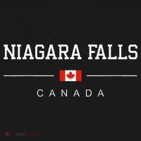 Niagara Falls Tourist Canada Niagara Falls USA-Made Doggie Bandana thumb 2