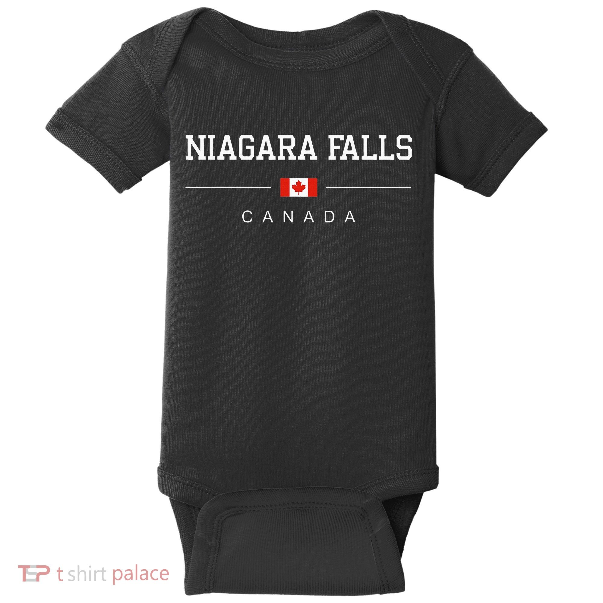 Niagara Falls Tourist Canada Niagara Falls Baby Bodysuit