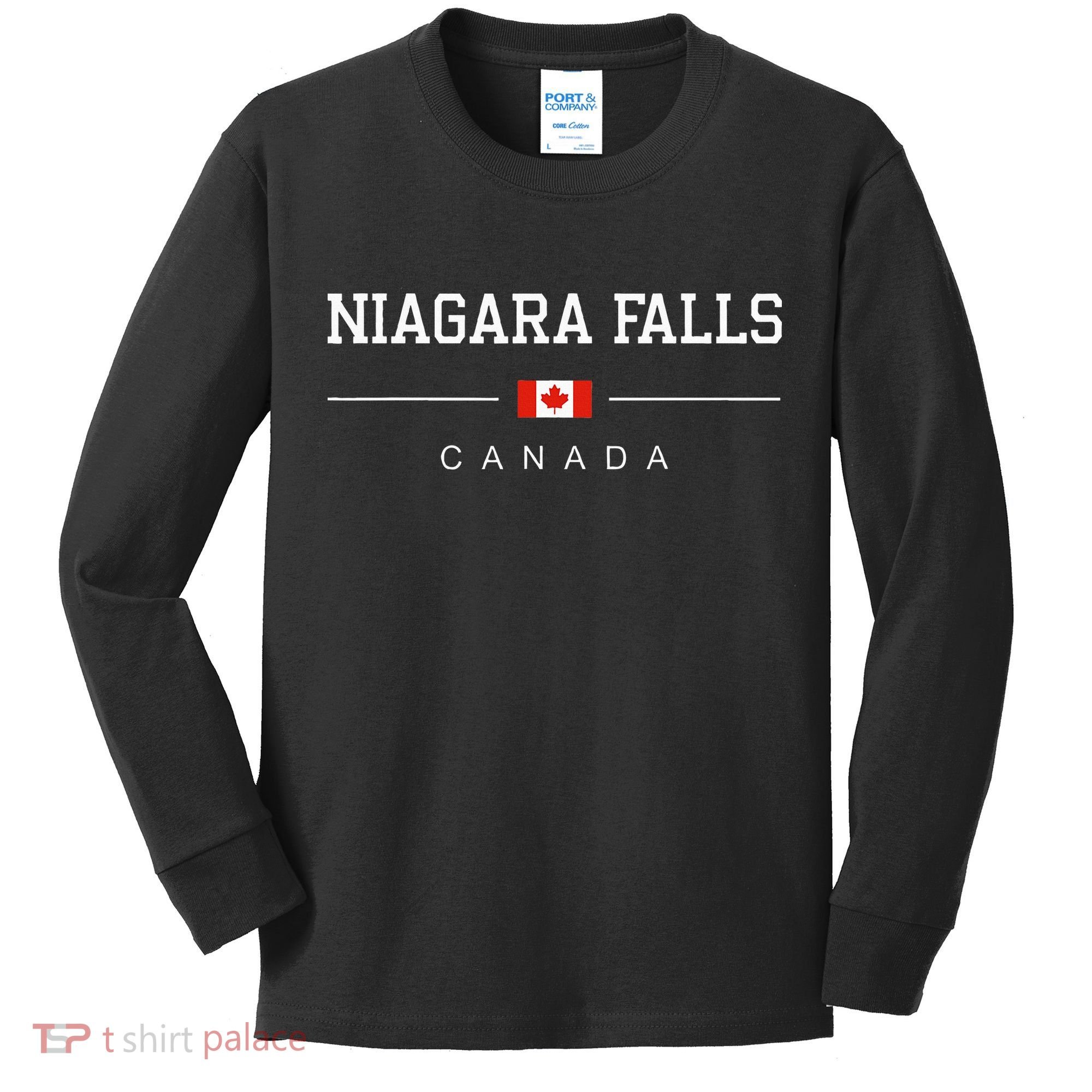 Niagara Falls Tourist Canada Niagara Falls Kids Long Sleeve Shirt