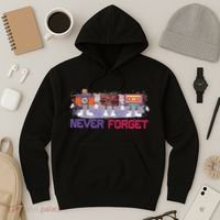 Never Forget Tape Cassette Floppy Disk Hoodie thumb 3